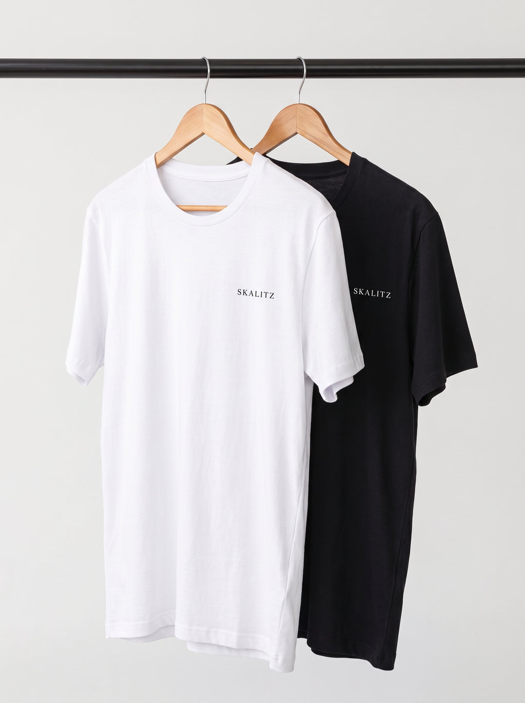 Kit 2 Camisetas Masculinas Skalitz Classic – Algodão 30.1 Premium