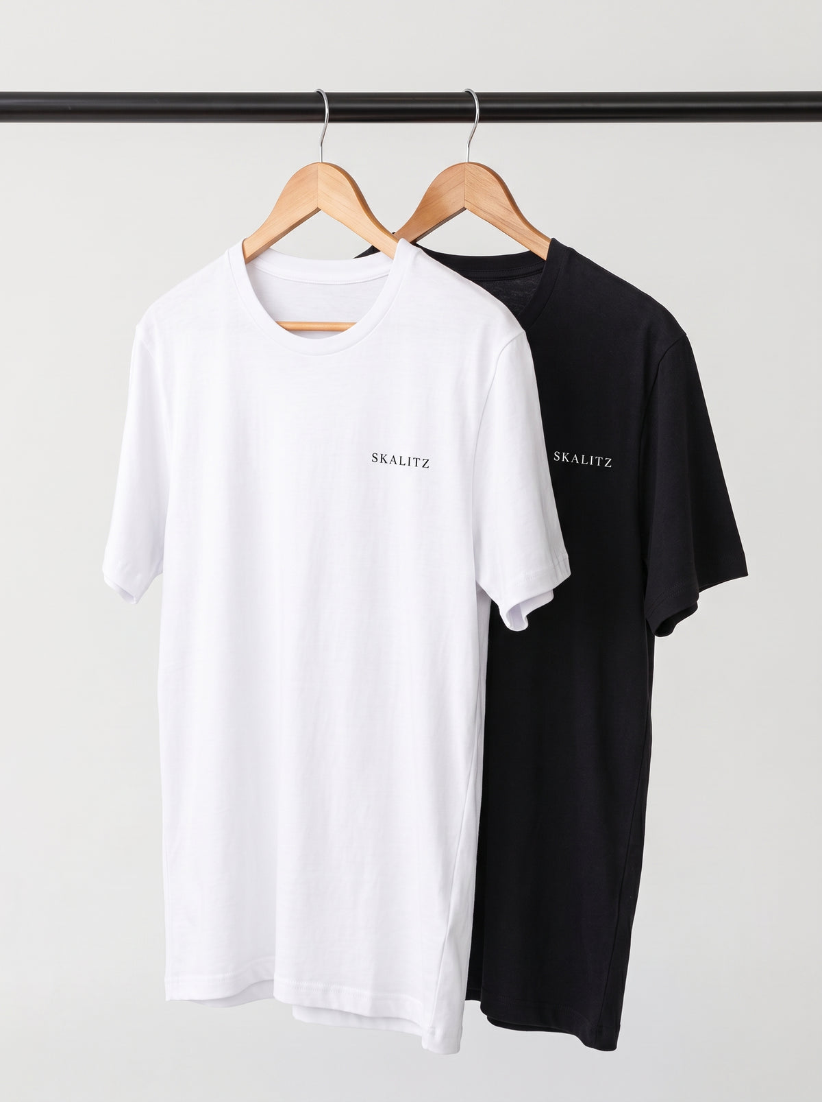 Kit 2 Camisetas Masculinas Skalitz Classic – Algodão 30.1 Premium